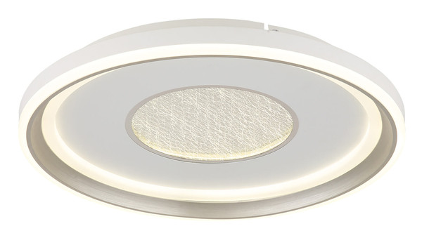 Globo Eila LED Deckenleuchte 48W CCT Weiß Matt, Metall Fernbedienung Nachtlicht Memoryfunktion Ø48cm 48558-48