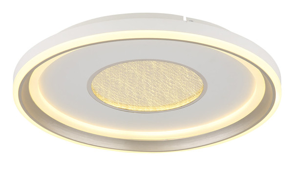 Globo Eila LED Deckenleuchte 48W CCT Weiß Matt, Metall Fernbedienung Nachtlicht Memoryfunktion Ø48cm 48558-48