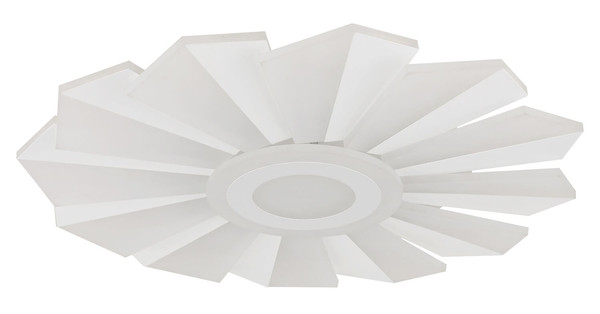 Globo Alwina LED Deckenleuchte 58W CCT Weiß Matt, Metall Fernbedienung Nachtlicht Memoryfunktion Ø50cm 48559-58