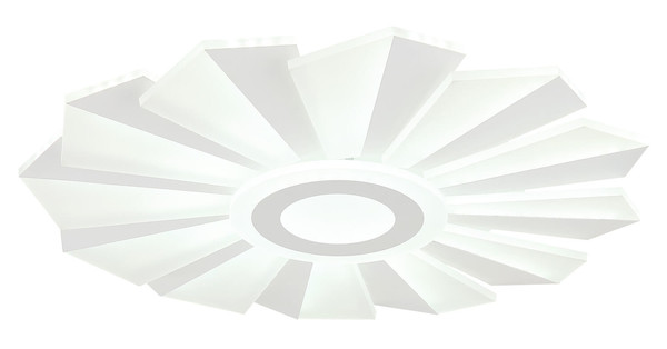 Globo Alwina LED Deckenleuchte 58W CCT Weiß Matt, Metall Fernbedienung Nachtlicht Memoryfunktion Ø50cm 48559-58