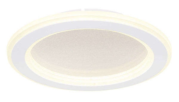 Globo Tini LED Deckenleuchte 18W Neutralweiß Weiß, Metall Ø29,7cm 48917-18