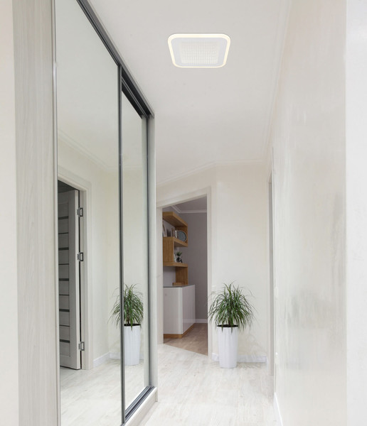 Globo Lamela LED Deckenleuchte 12W Neutralweiß Weiß Matt, Metall 4cm 48919-12Q