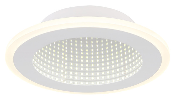 Globo Lamela LED Deckenleuchte 12W Neutralweiß Weiß Matt, Metall Ø22,5cm 48919-12R