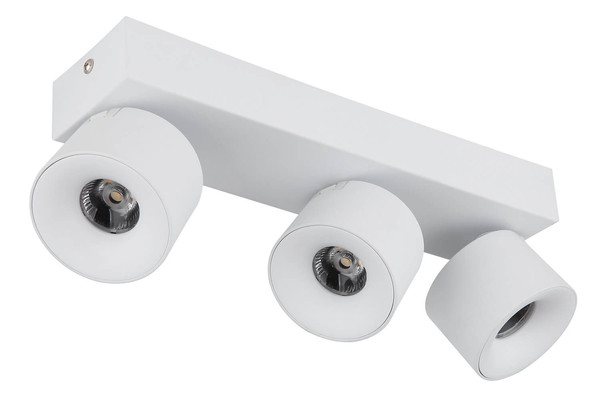 Globo Rae LED LED Strahler 3-fach 6W Warmweiß Weiß Matt, Metall Ø7,2cm 56961-3W