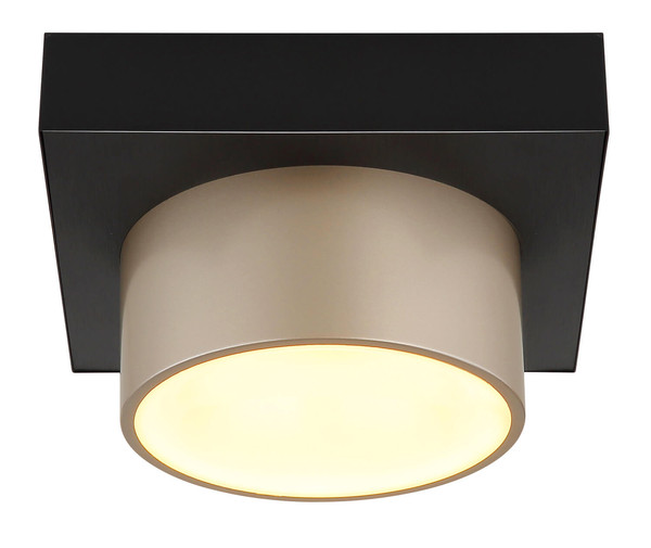 Globo Raymond LED Deckenleuchte 12W Warmweiß Schwarz Matt, Metall Ø15cm 56964-1