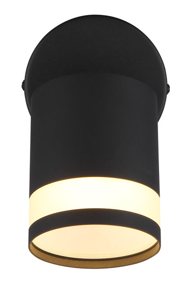 Globo Lucero GX53 Strahler 7W Warmweiß Schwarz Matt, Metall Ø8,2cm 57852-1