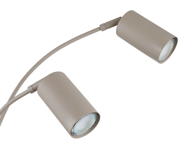 Globo Robby GU10 Stehleuchte 5-fach 35W Sandfarben Matt, Metall Ø5,5cm 57910-5SSA