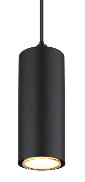 Globo Robby GU10 Hängeleuchte 35W Schwarz Matt, Metall Ø6cm 57911HBW