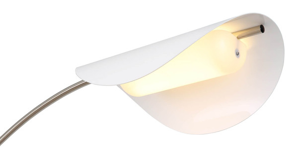 Globo Robles LED Stehleuchte 20W Warmweiß Nickel Matt, Metall Memoryfunktion 182cm 58032N