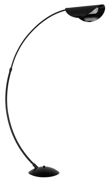 Globo LED Stehleuchte Robles 20W dimmbar warmweiss Schwarz matt rauchfarben Metall 182cm