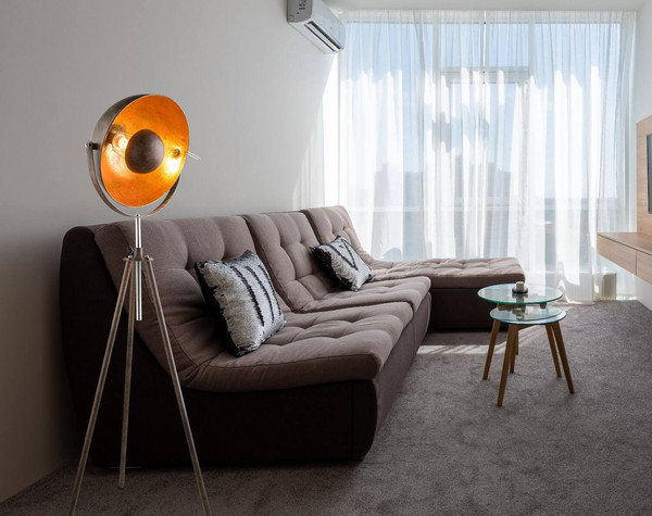 Globo Stehleuchte Xirena I E27 Rostfarben goldfarben Metall 179cm