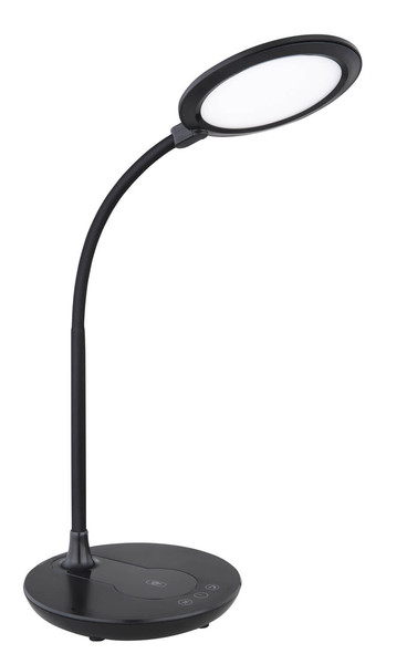 Globo Regina LED Tischleuchte 6W CCT Schwarz 54cm 58403