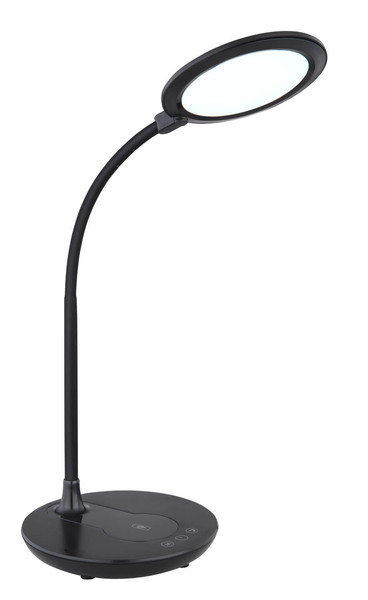 Globo Regina LED Tischleuchte 6W CCT Schwarz 54cm 58403