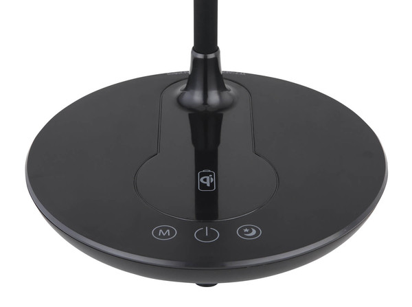 Globo Regina LED Tischleuchte 6W CCT Schwarz 54cm 58403