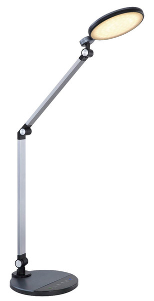 Globo LED Tischleuchte Konsti 9W dimmbar CCT warm-/neutral-/tageslichtweiss Schwarz 90,5x50cm