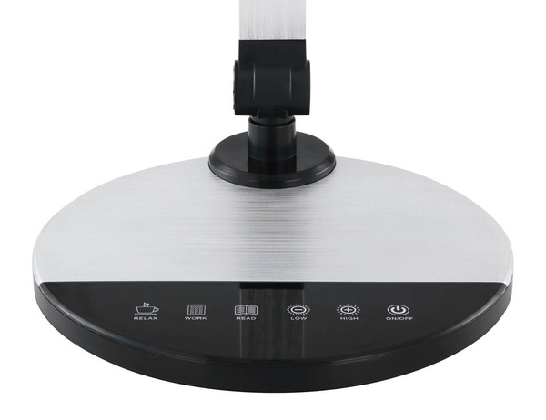 Globo Konsti LED Tischleuchte 9W CCT Schwarz 90,5cm 58428S