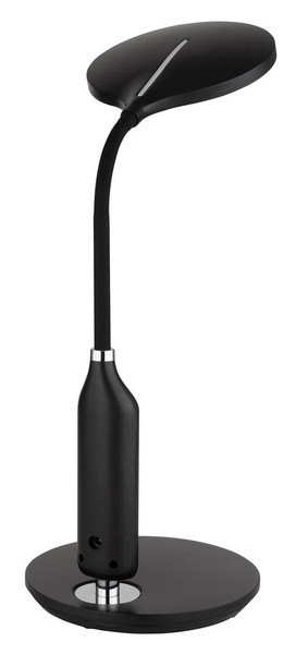 Globo Fruggy LED Tischleuchte 9W CCT Schwarz Matt Memoryfunktion Ø15cm 58435B