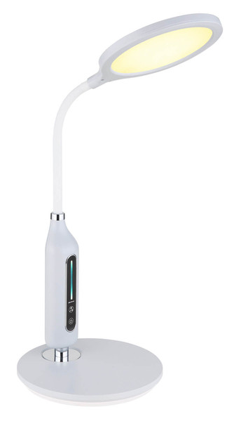 Globo Fruggy LED Tischleuchte 9W CCT Grau Matt Memoryfunktion Ø15cm 58435G