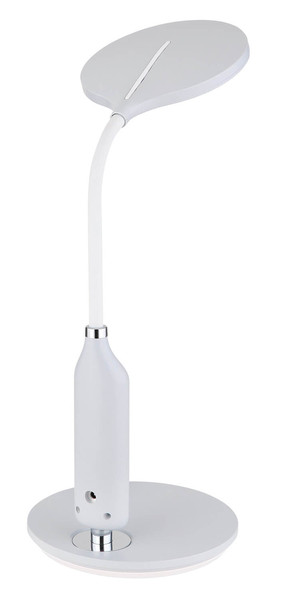 Globo Fruggy LED Tischleuchte 9W CCT Grau Matt Memoryfunktion Ø15cm 58435G