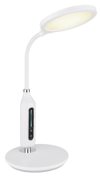 Globo LED Tischleuchte Fruggy 9W dimmbar CCT warm-/neutral-/tageslichtweiss Weiß matt 41x30cm