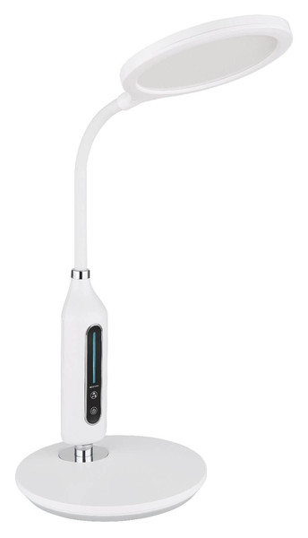 Globo LED Tischleuchte Fruggy 9W dimmbar CCT warm-/neutral-/tageslichtweiss Weiß matt 41x30cm
