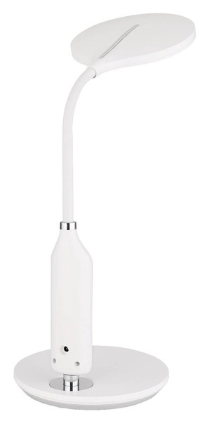 Globo LED Tischleuchte Fruggy 9W dimmbar CCT warm-/neutral-/tageslichtweiss Weiß matt 41x30cm