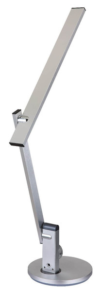 Globo LED Tischleuchte Solana 12W dimmbar CCT warm-/neutral-/tageslichtweiss 90Ra Aluminium Gebürstet 63,5x50cm
