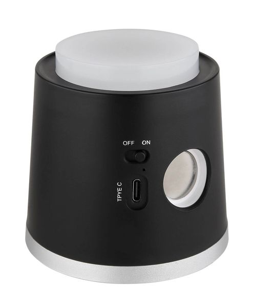 Globo Meeya LED Tischleuchte 6W CCT Schwarz Matt, Kunststoff Nachtlicht Ø8,6cm 58454B