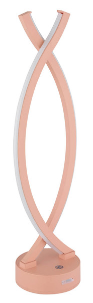 Globo Hela LED Tischleuchte 1W Warmweiß Pfirsichfarben Matt 41cm 58457P