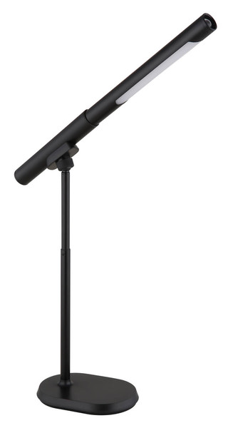 Globo Milan LED Tischleuchte 8W CCT Schwarz Matt Memoryfunktion Ø2,5cm 58472S