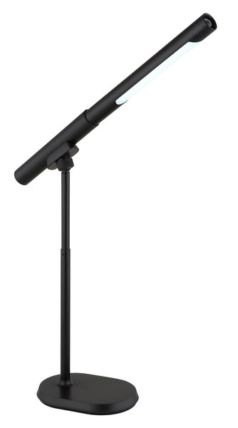 Globo Milan LED Tischleuchte 8W CCT Schwarz Matt Memoryfunktion Ø2,5cm 58472S