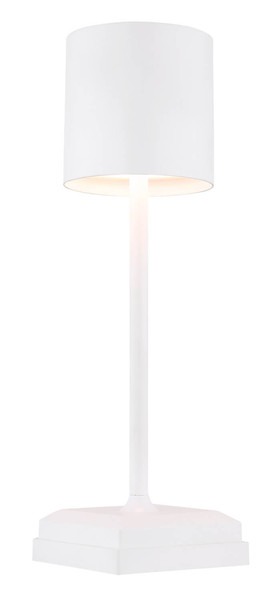 Globo Dixon LED Tischleuchte 1,50W Warmweiß Weiß Matt Ø9,3cm 58487W