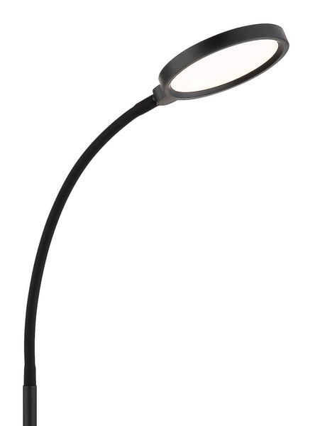 Globo LED Stehleuchte Kalderon 8W dimmbar CCT warm-/tageslichtweiss Schwarz matt Metall 125cm