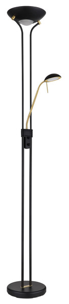 Globo Leonas LED Stehleuchte 20W Warmweiß Schwarz Matt, Metall 180cm 59020B