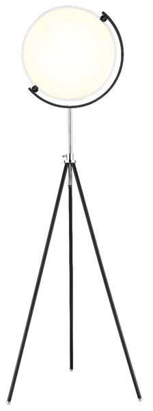 Globo LED Stehleuchte Miro 24W dimmbar Fernbedienung CCT warm-/tageslichtweiss Schwarz matt Metall Aluminium 168cm