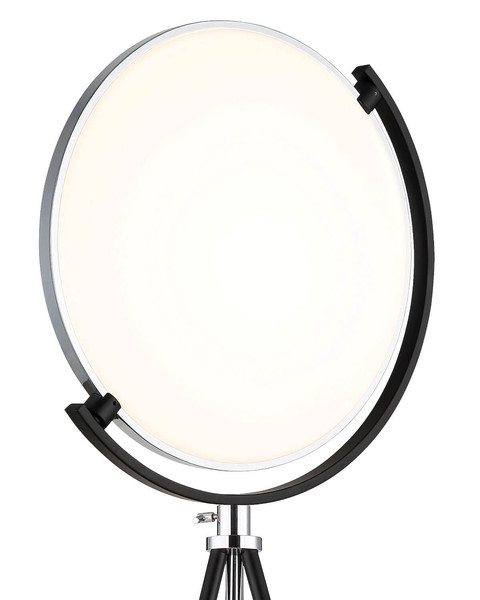 Globo LED Stehleuchte Miro 24W dimmbar Fernbedienung CCT warm-/tageslichtweiss Schwarz matt Metall Aluminium 168cm