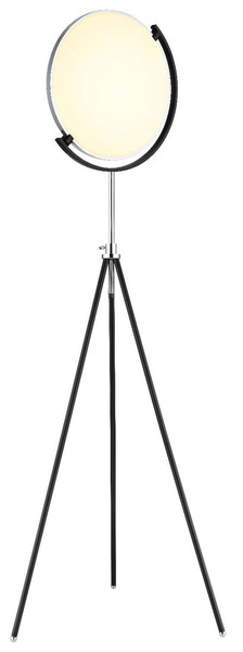 Globo LED Stehleuchte Miro 24W dimmbar Fernbedienung CCT warm-/tageslichtweiss Schwarz matt Metall Aluminium 168cm