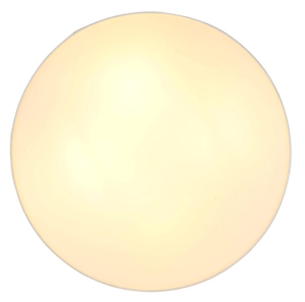 Globo Deckenleuchte Jule 4-flammig E27 Weiß matt beige Metall Leinen Ø58cm