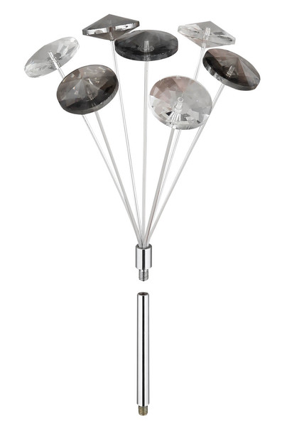 Globo Katrina G9 Deckenleuchte 4-fach 3,50W Warmweiß Verchromt, Metall Ø45cm 64135DC