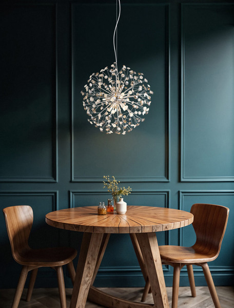 Globo Katrina G9 Luster 9-fach 3,50W Warmweiß Verchromt, Metall Ø60cm 64135H2C