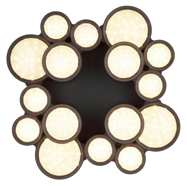 Globo LED Deckenleuchte Darla 28W warmweiss Anthrazit matt Metall Ø45cm