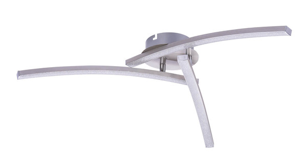 Globo Tansy LED Deckenleuchte 18W CCT Nickel Matt, Metall 12,5cm 67098-18