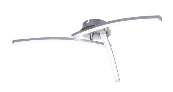 Globo Tansy LED Deckenleuchte 18W CCT Nickel Matt, Metall 12,5cm 67098-18