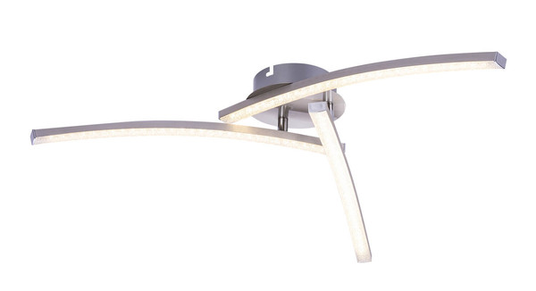 Globo Tansy LED Deckenleuchte 18W CCT Nickel Matt, Metall 12,5cm 67098-18