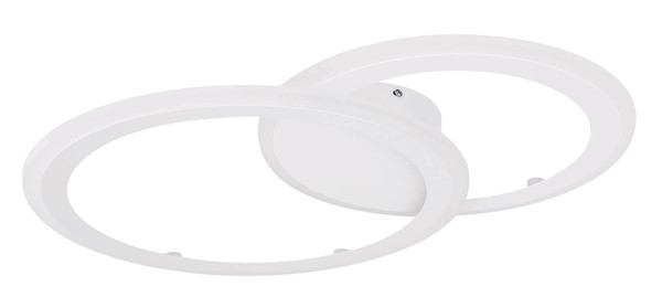 Globo Fenna LED Deckenleuchte 40W CCT Weiß, Metall Fernbedienung Nachtlicht Memoryfunktion 6cm 67120-40