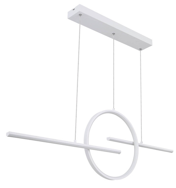 Globo Barral LED Hängeleuchte 50W CCT Weiß, Metall Fernbedienung Nachtlicht Memoryfunktion Ø38,3cm 67121-50W