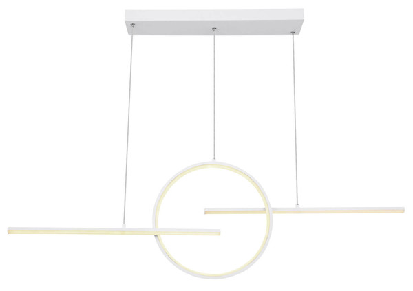 Globo Barral LED Hängeleuchte 50W CCT Weiß, Metall Fernbedienung Nachtlicht Memoryfunktion Ø38,3cm 67121-50W