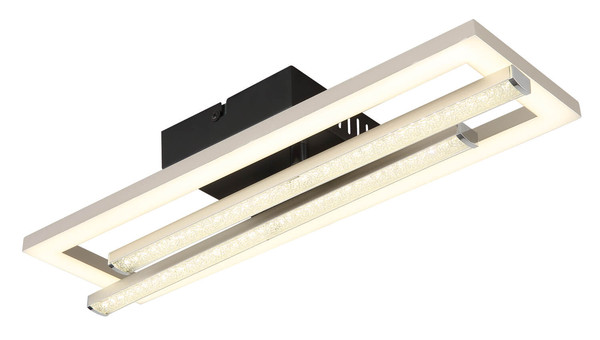 Globo Highway LED Deckenleuchte 24W Neutralweiß Schwarz Matt 6,3cm 672843N