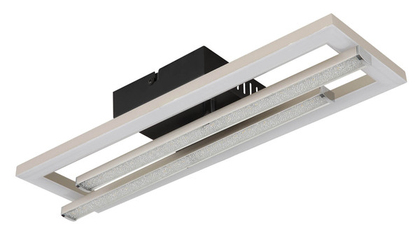 Globo Highway LED Deckenleuchte 24W Neutralweiß Schwarz Matt 6,3cm 672843N