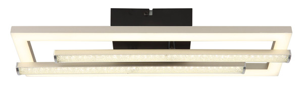 Globo Highway LED Deckenleuchte 24W Neutralweiß Schwarz Matt 6,3cm 672843N